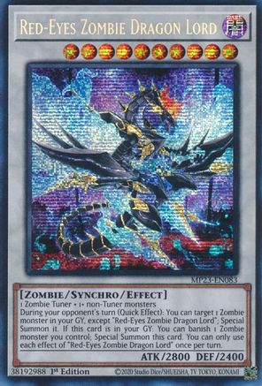Red-Eyes Zombie Dragon Lord (MP23-EN083) - 25th Anniversary Tin: Dueling Heroes Mega Pack 1st Edition