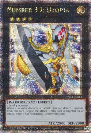 Number 39: Utopia (Quarter Century Secret Rare) (TN23-EN013) - 25th Anniversary Tin: Dueling Heroes Limited