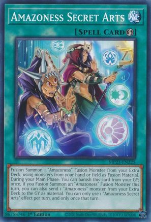 Amazoness Secret Arts (MP23-EN225) - 25th Anniversary Tin: Dueling Heroes Mega Pack 1st Edition