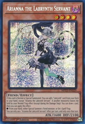 Arianna the Labrynth Servant (MP23-EN229) - 25th Anniversary Tin: Dueling Heroes Mega Pack 1st Edition