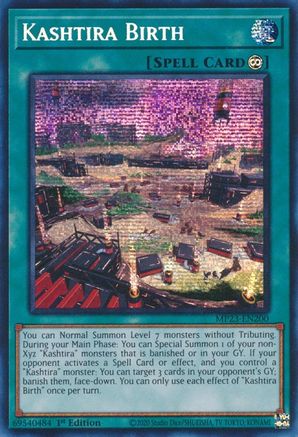 Kashtira Birth (MP23-EN200) - 25th Anniversary Tin: Dueling Heroes Mega Pack 1st Edition