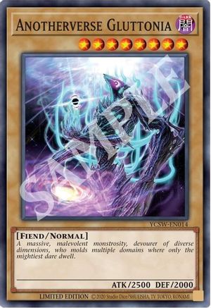 Anotherverse Gluttonia (SR) (YCSW-EN014) - Yu-Gi-Oh! Championship Series Prize Cards Limited
