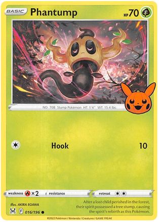 Phantump 016/196  Trick or Trade BOOster Bundle 2023 - Common