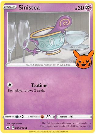 Sinistea 089/202  Trick or Trade BOOster Bundle 2023 - Common
