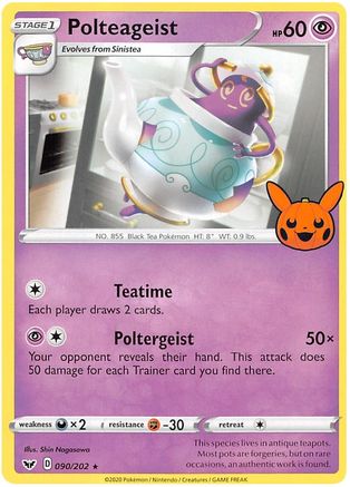Polteageist 090/202  Trick or Trade BOOster Bundle 2023 - Rare