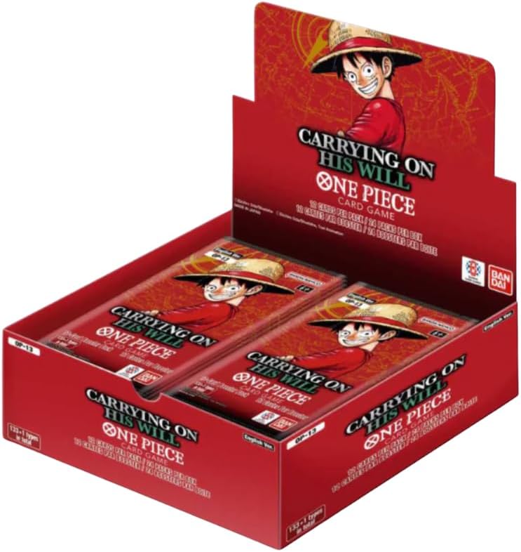 One Piece CG OP-13 Carrying on his Will Booster Box