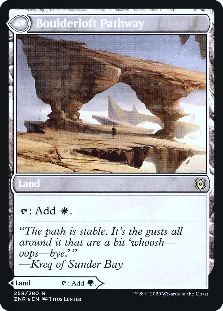 Branchloft Pathway (PRE-258) - Zendikar Rising Promos Foil