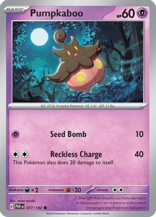 Pumpkaboo 077/182  SV04 Paradox Rift - Common