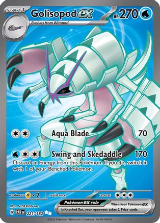 Golisopod ex 221/182  - Holofoil SV04 Paradox Rift - Ultra Rare