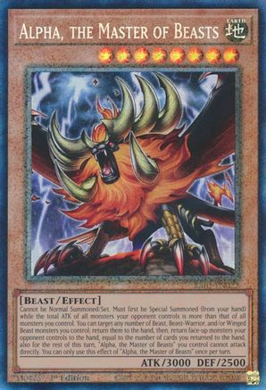Alpha, the Master of Beasts (PCR) (RA01-EN022) - 25th Anniversary Rarity Collection 1st Edition