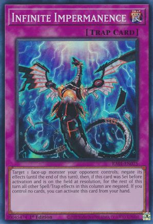 Infinite Impermanence (RA01-EN075) - 25th Anniversary Rarity Collection 1st Edition