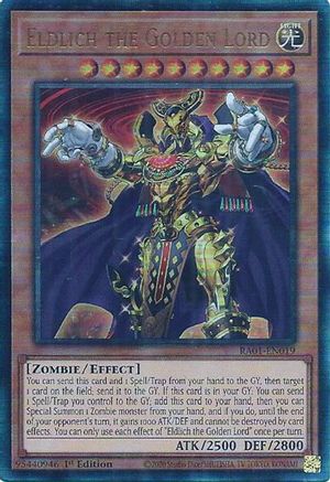 Eldlich the Golden Lord (PUR) (RA01-EN019) - 25th Anniversary Rarity Collection 1st Edition