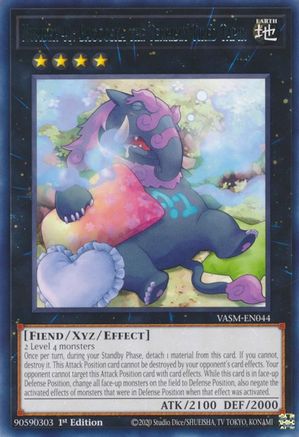 Number 41: Bagooska the Terribly Tired Tapir (VASM-EN044) - Valiant Smashers 1st Edition