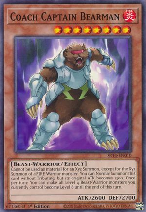 Coach Captain Bearman (SR14-EN010) - Structure Deck: Fire Kings Unlimited
