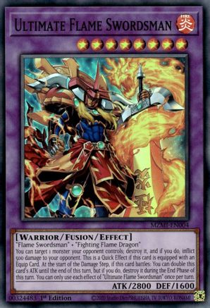 Ultimate Flame Swordsman (MZMI-EN004) - Maze of Millennia 1st Edition