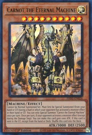 Carnot the Eternal Machine (PHNI-EN024) - Phantom Nightmare 1st Edition