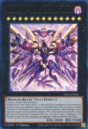 Raidraptor - Rising Rebellion Falcon (PHNI-EN045) - Phantom Nightmare 1st Edition