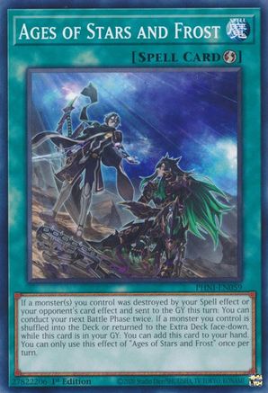 Ages of Stars and Frost (PHNI-EN059) - Phantom Nightmare 1st Edition