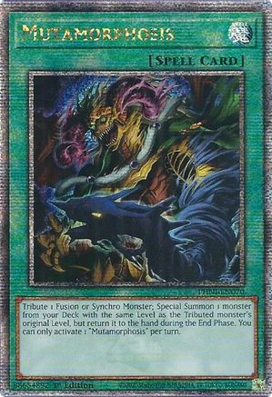 Mutamorphosis (Quarter Century Secret Rare) (PHNI-EN070) - Phantom Nightmare 1st Edition