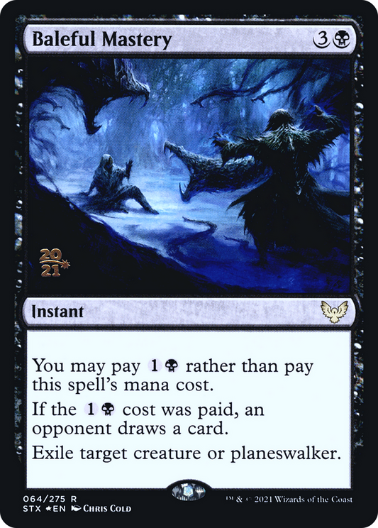 Baleful Mastery (PRE-064) - Strixhaven: School of Mages Promos Foil