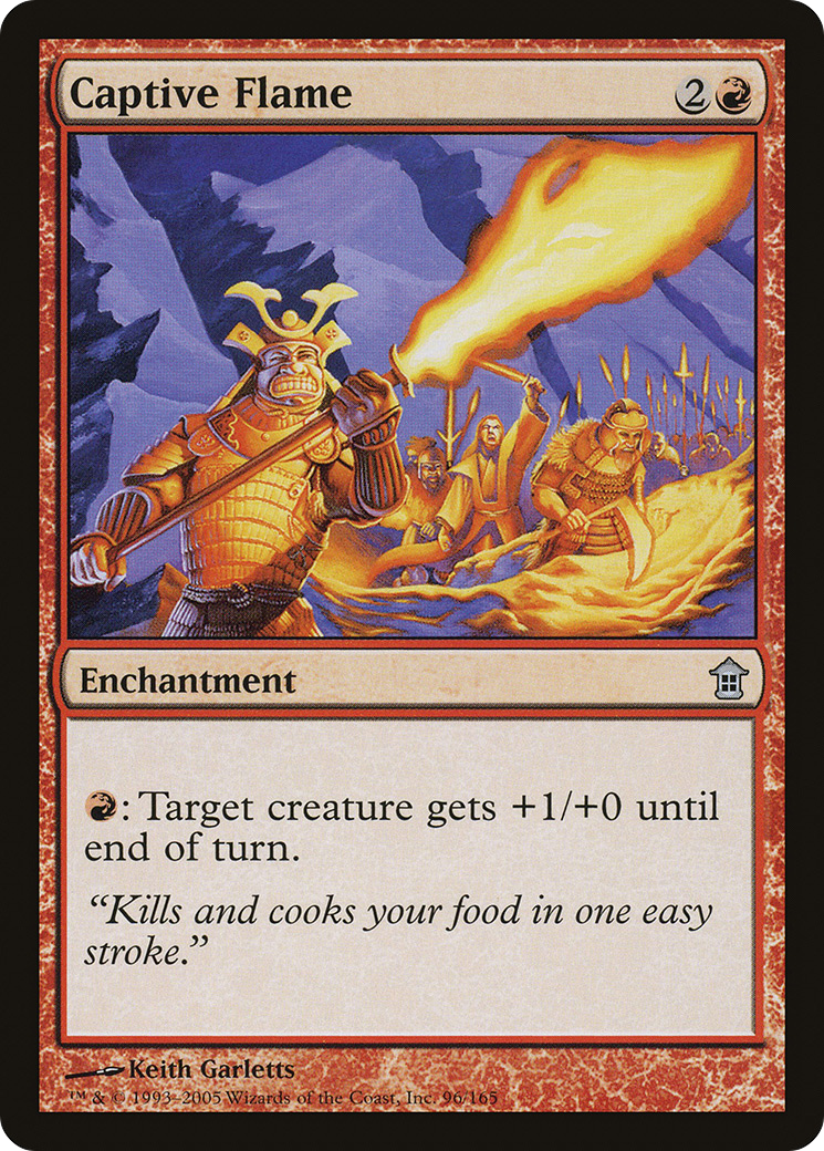 Captive Flame (SOK-096) - Saviors of Kamigawa Foil