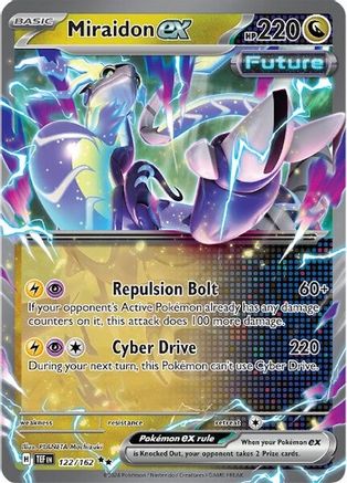 Miraidon ex 122/162  - Holofoil SV05 Temporal Forces - Double Rare