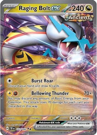 Raging Bolt ex 123/162  - Holofoil SV05 Temporal Forces - Double Rare