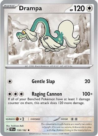 Drampa 138/162  - Reverse Holofoil SV05 Temporal Forces - Rare