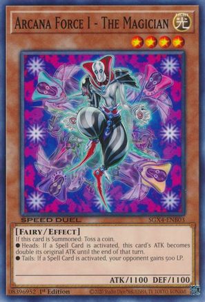 Arcana Force I - The Magician (SGX4-ENB03) - Speed Duel GX: Midterm Destruction 1st Edition