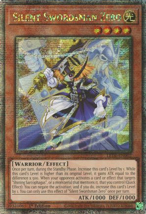 Silent Swordsman Zero (Quarter Century Secret Rare) (LEDE-EN002) - Legacy of Destruction 1st Edition