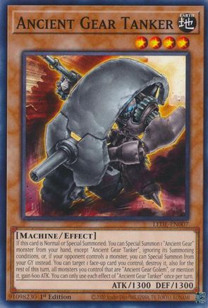 Ancient Gear Tanker (LEDE-EN007) - Legacy of Destruction 1st Edition