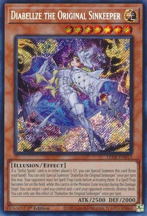 Diabellze the Original Sinkeeper (LEDE-EN012) - Legacy of Destruction 1st Edition
