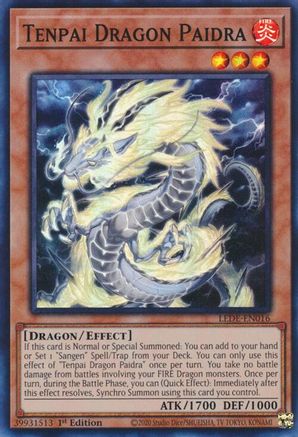 Tenpai Dragon Paidra (LEDE-EN016) - Legacy of Destruction 1st Edition