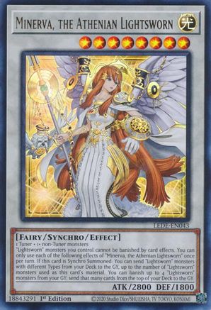 Minerva, the Athenian Lightsworn (LEDE-EN043) - Legacy of Destruction 1st Edition