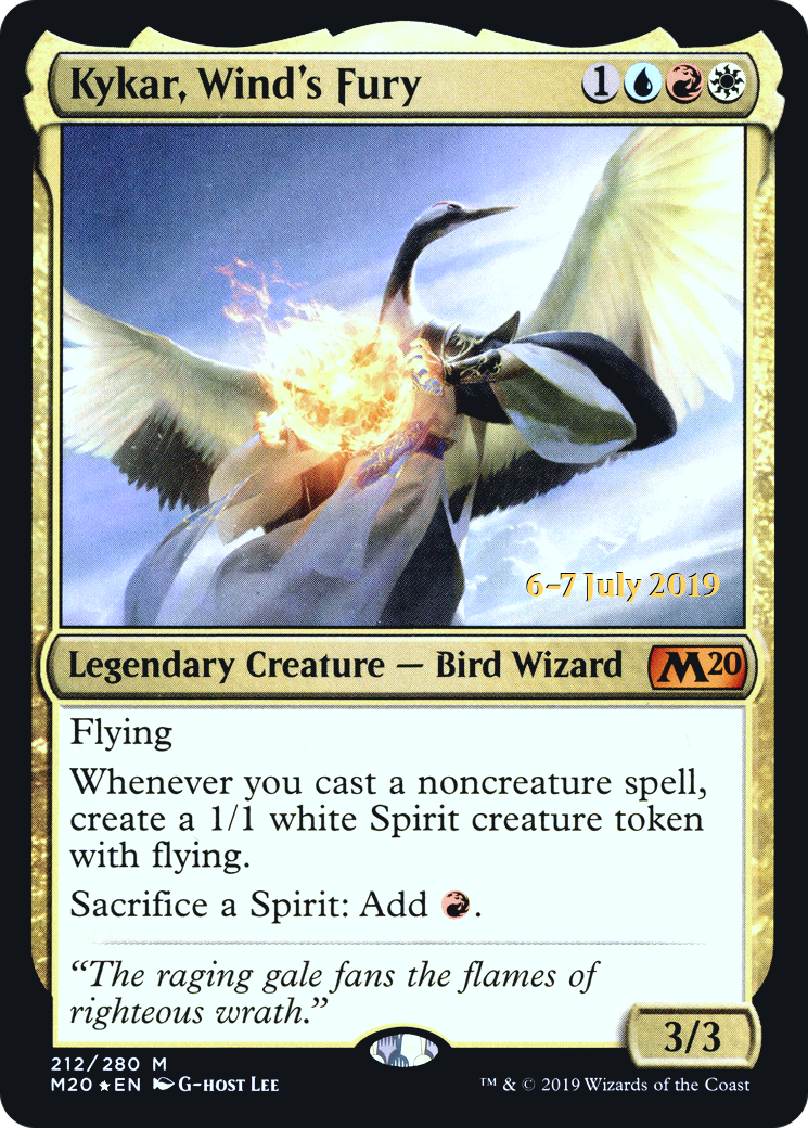 Kykar, Wind's Fury (PRE-212S) - Core Set 2020 Promos Foil