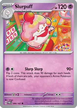 Slurpuff 090/167  SV06 Twilight Masquerade - Uncommon
