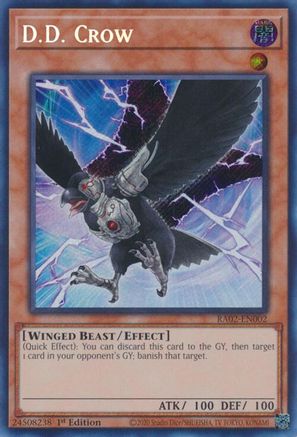 D.D. Crow (Secret Rare) (RA02-EN002) - 25th Anniversary Rarity Collection II 1st Edition