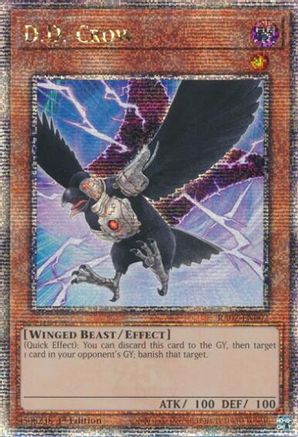 D.D. Crow (Quarter Century Secret Rare) (RA02-EN002) - 25th Anniversary Rarity Collection II 1st Edition