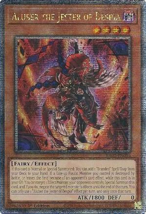 Aluber the Jester of Despia (Quarter Century Secret Rare) (RA02-EN016) - 25th Anniversary Rarity Collection II 1st Edition