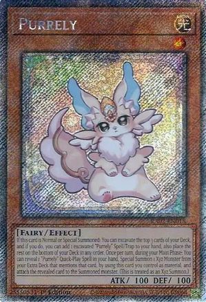 Purrely  (Platinum Secret Rare) (RA02-EN018) - 25th Anniversary Rarity Collection II 1st Edition