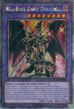 Red-Eyes Dark Dragoon (Platinum Secret Rare) (RA02-EN021) - 25th Anniversary Rarity Collection II 1st Edition