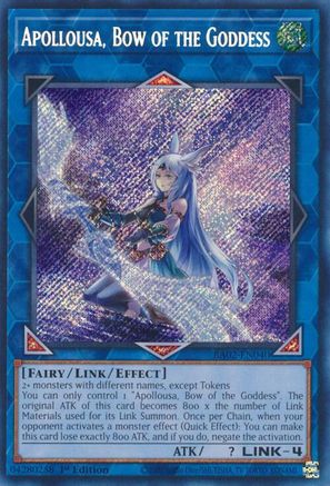 Apollousa, Bow of the Goddess (Alternate Art) (Secret Rare) (RA02-EN040) - 25th Anniversary Rarity Collection II 1st Edition