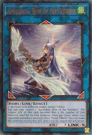 Apollousa, Bow of the Goddess (Alternate Art) (PUR) (RA02-EN040) - 25th Anniversary Rarity Collection II 1st Edition