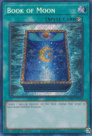 Book of Moon (Secret Rare) (RA02-EN050) - 25th Anniversary Rarity Collection II 1st Edition