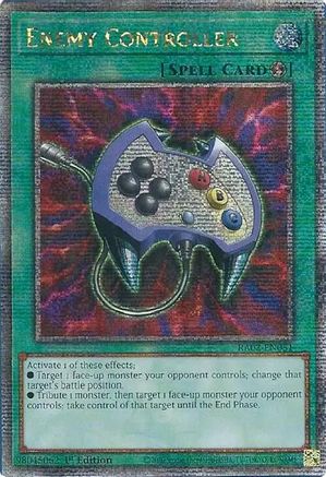 Enemy Controller (Quarter Century Secret Rare) (RA02-EN051) - 25th Anniversary Rarity Collection II 1st Edition