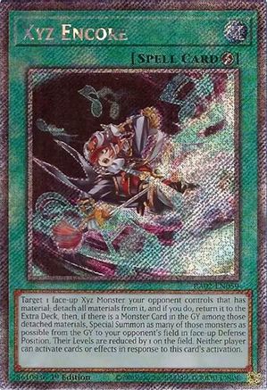 Xyz Encore (Platinum Secret Rare) (RA02-EN059) - 25th Anniversary Rarity Collection II 1st Edition