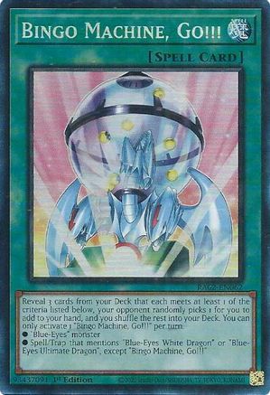 Bingo Machine, Go!!! (PCR) (RA02-EN062) - 25th Anniversary Rarity Collection II 1st Edition