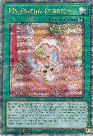 My Friend Purrely (Quarter Century Secret Rare) (RA02-EN071) - 25th Anniversary Rarity Collection II 1st Edition