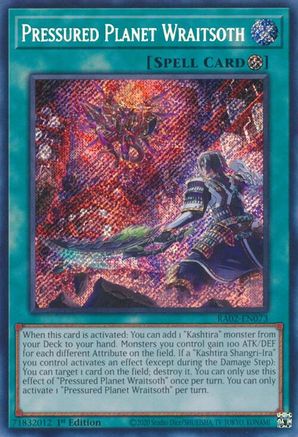 Pressured Planet Wraitsoth (Secret Rare) (RA02-EN073) - 25th Anniversary Rarity Collection II 1st Edition