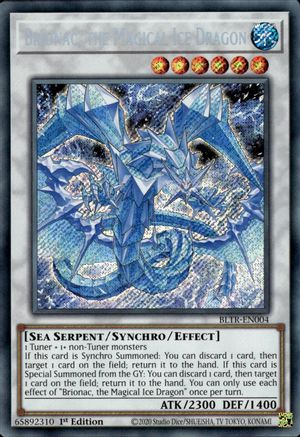 Brionac, the Magical Ice Dragon (BLTR-EN004) - Battles of Legend: Terminal Revenge 1st Edition